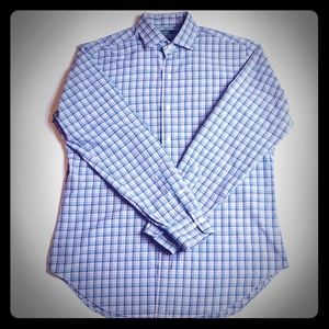 Polo Ralph Lauren button up shirt purple plaid Med